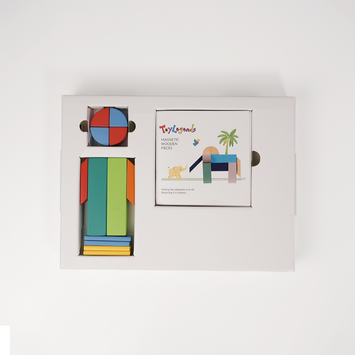Toy_Legends_Indian Summer | Wooden Magnetic Elephant - Side