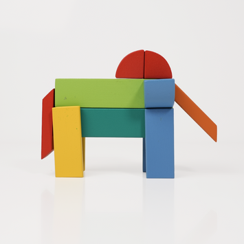 Toy_Legends_Indian Summer | Wooden Magnetic Elephant - Side