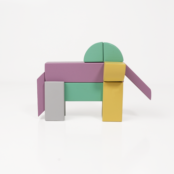 Toy_Legends_Jaipur Spring | Wooden Magnetic Elephant - Side