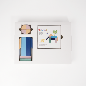 Toy_Legends_Jaipur Spring | Wooden Magnetic Elephant_Side